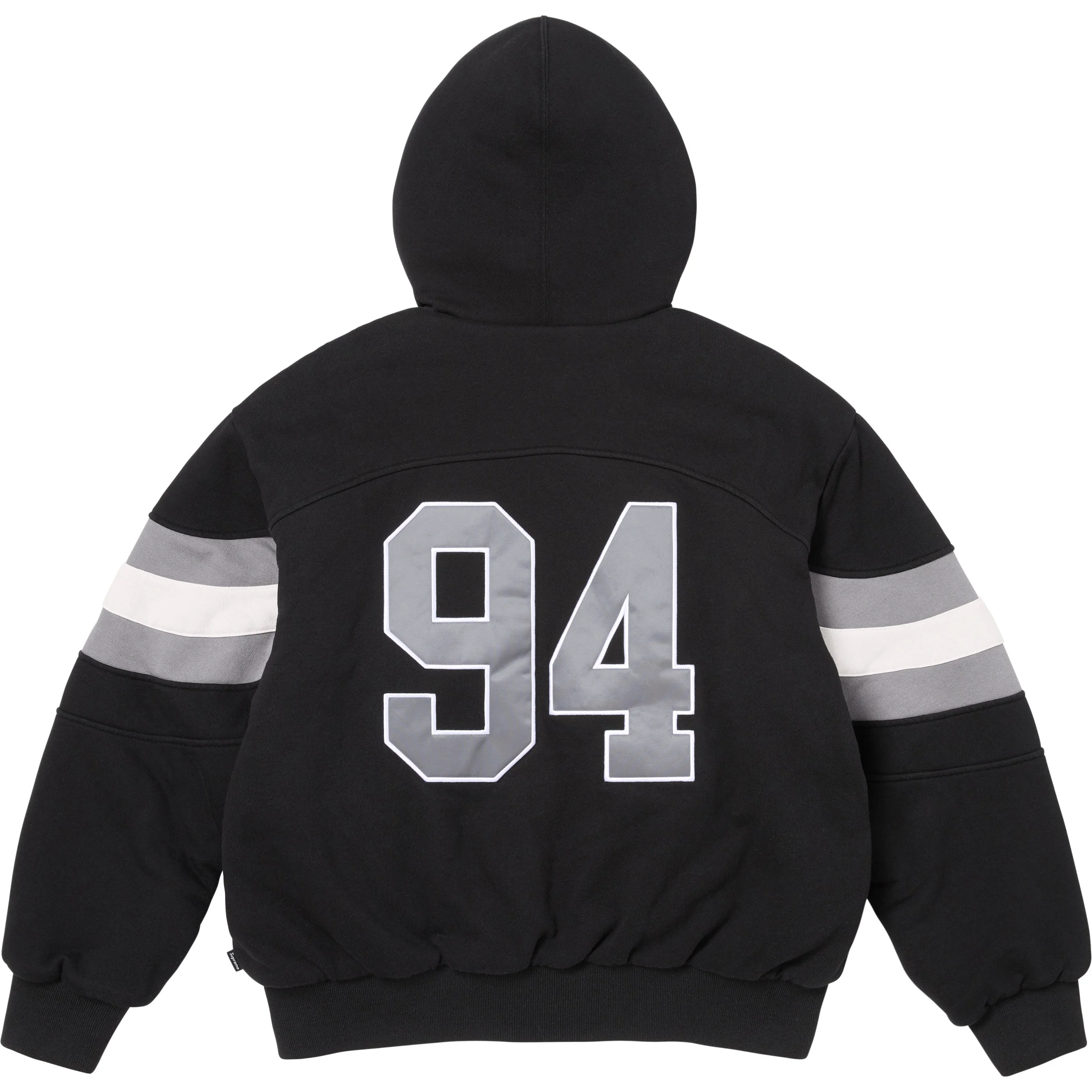 Filled Zip Up Hooded Sweatshirt view 7